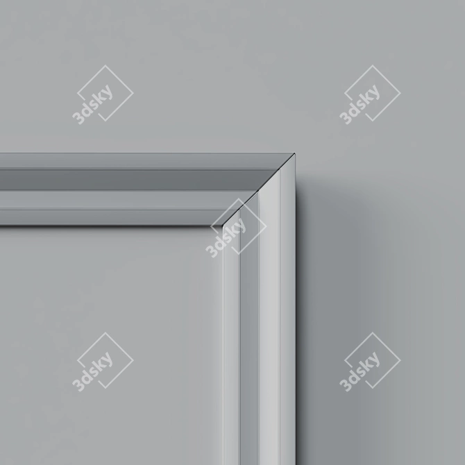 Feathered Elegance Frames Set 3D model image 3