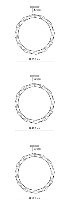 MASIO Wall-ceiling Lamp: Versatile Design, White Plastic Shade, Remote Control 3D model image 3