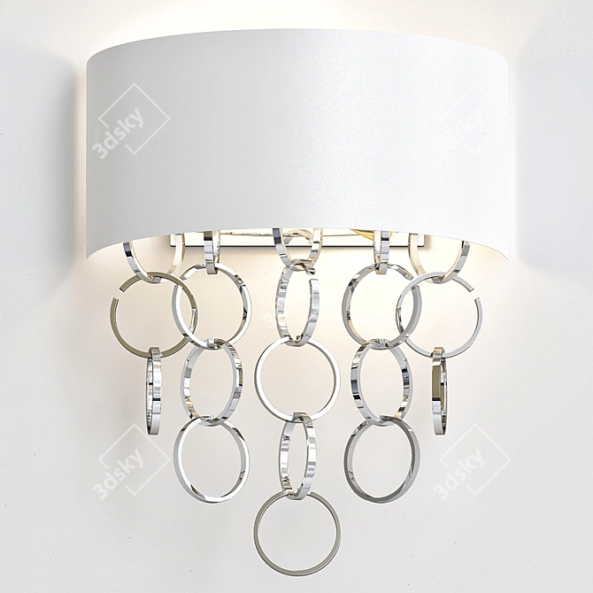 Elegant Novello Wall Sconce 3D model image 1