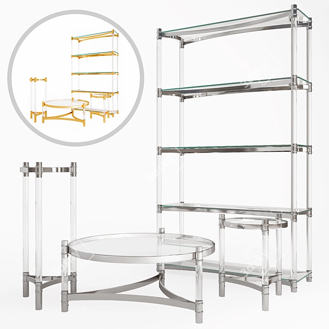 Eichholtz Trento: Elegant Furniture Collection 3D model image 1