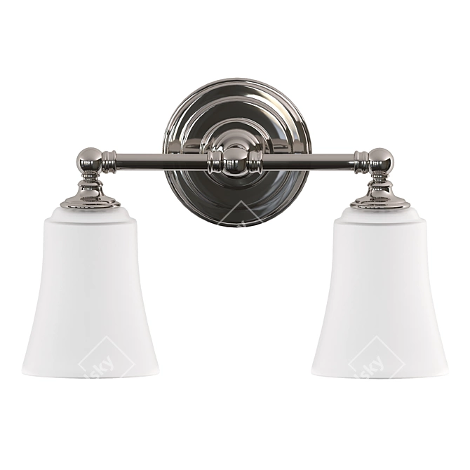 Feiss Hugolake 2 Bath Sconce 3D model image 1