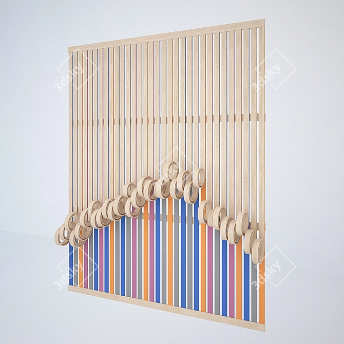 Natural Wood Trims 3D model image 2