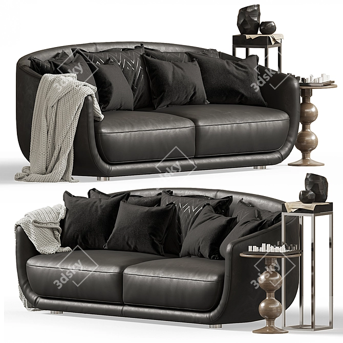 Keoma Maya: Stylish and Spacious Sofa 3D model image 1