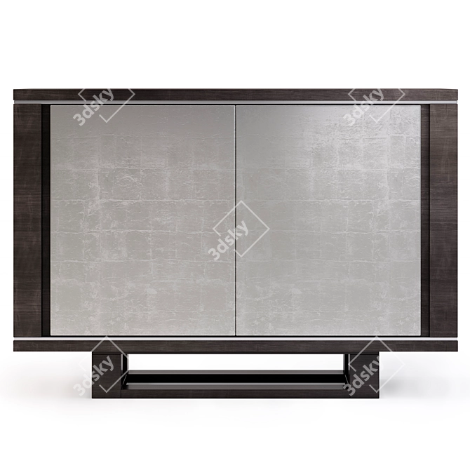 Davidson Amba Side Cabinet: Sleek and Sophisticated Storage Solution 3D model image 1