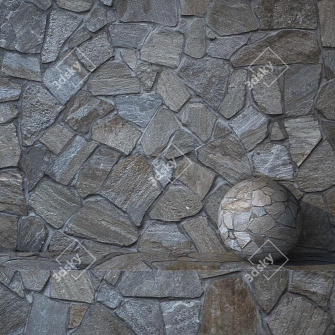 Ethereal Stone Texture 3D model image 1