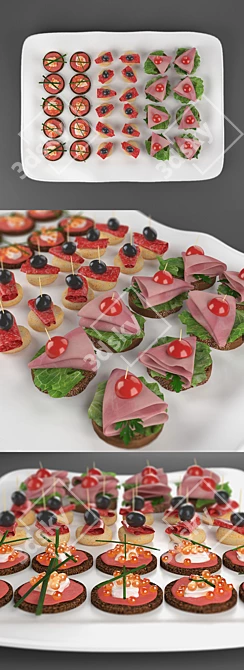 Microfaset GTR (GGX) Canape for V-Ray 3D model image 2