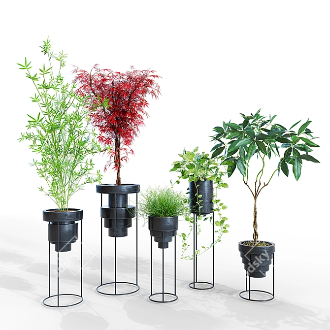 Stunning Layered Planters by Anna Karlin 3D model image 2