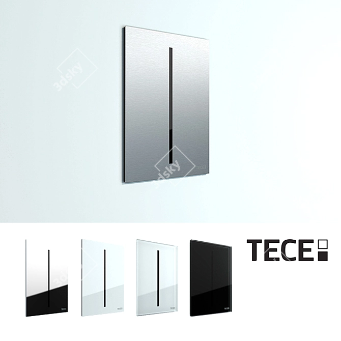 TECEfilo Flushing Panels: Stylish, Efficient, Hygienic 3D model image 1