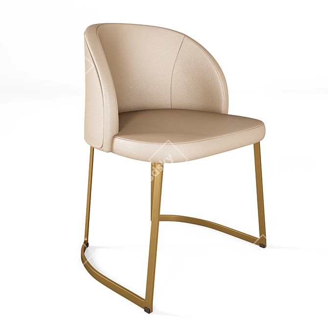 Title: Wansheng Table and Chair Set 3D model image 2