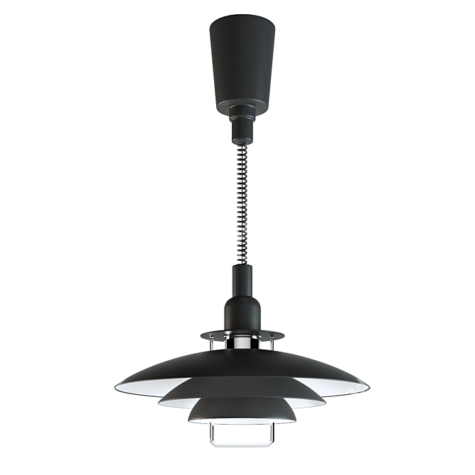 Belid Primus II: Retro-inspired Pendant Light 3D model image 2