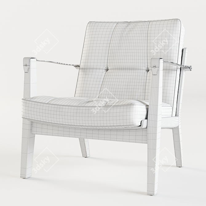 Stylish and Comfortable 781S Lounge Chair 3D model image 3