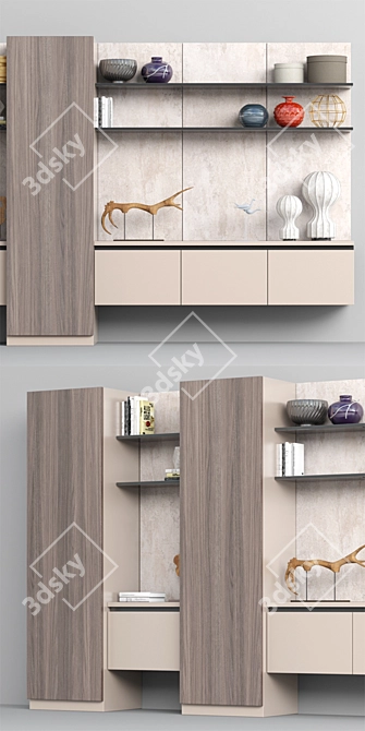 Ready-to-Use Stand Models 3D model image 2