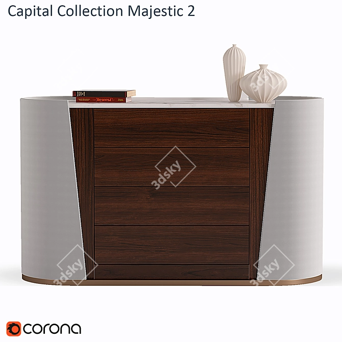 Capital Collection Majestic 2: Elegant Design, Stunning Dimensions! 3D model image 1