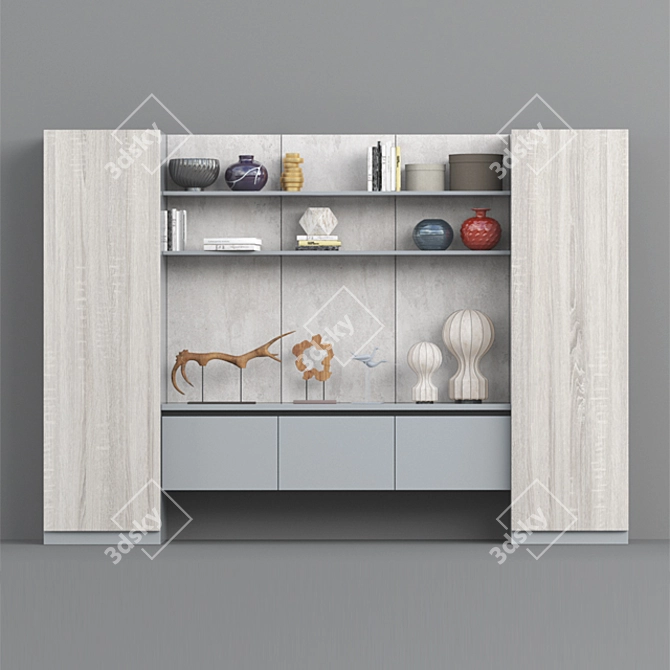 Ready-to-Use Stand Set 3D model image 1