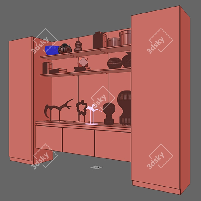 Ready-to-Use Stand Set 3D model image 3