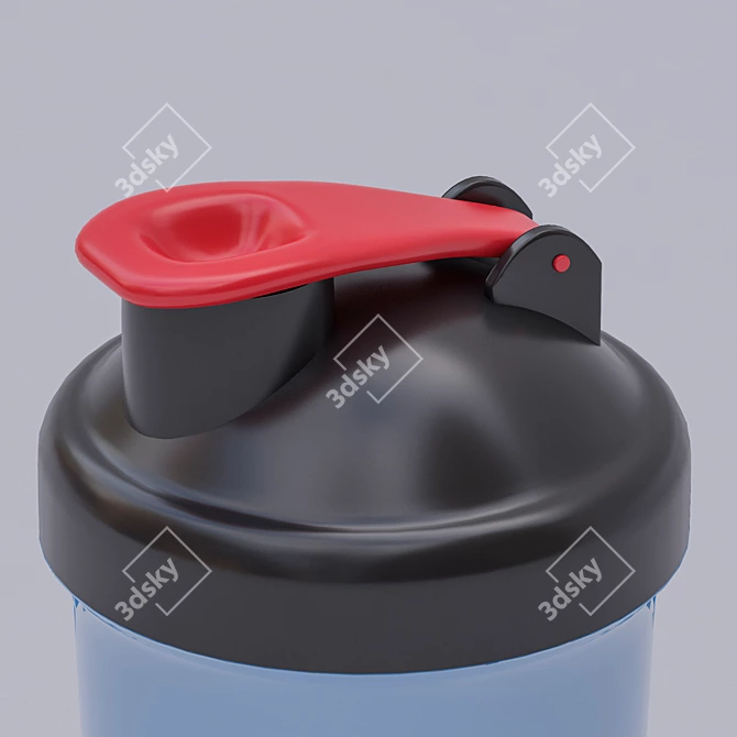 Gym Essential: Protein Shaker 3D model image 2