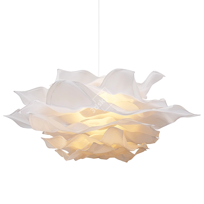 Ethereal Paper Lamp 3D model image 1