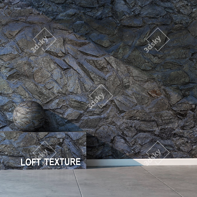 Seamless Stone Texture, 6000x4000 3D model image 2