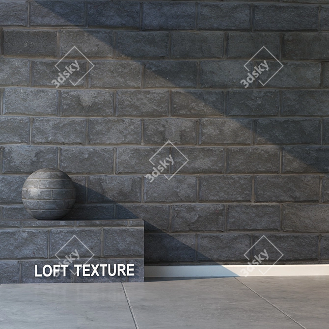 Title: Seamless Textured Blocks for 3D Projects 3D model image 2