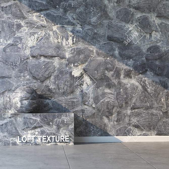 Title: Seamless Rock Texture 6000x4000 3D model image 2