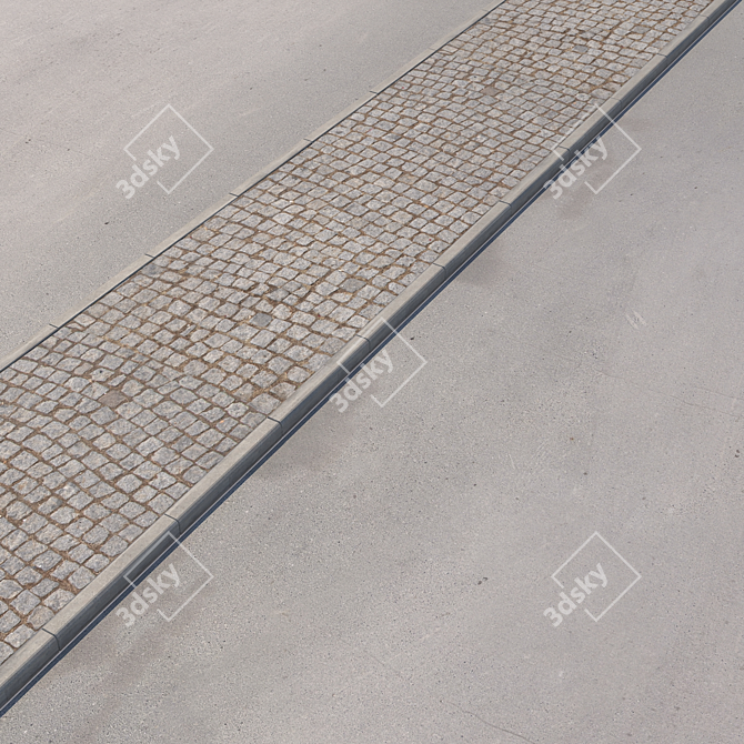 Pristine Sidewalk Set 3D model image 3