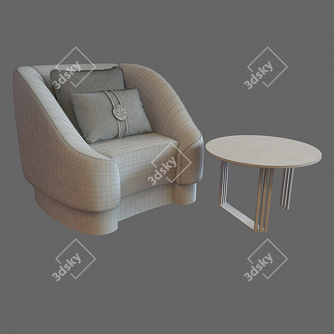 Modern Bizzotto Furniture Set 3D model image 2