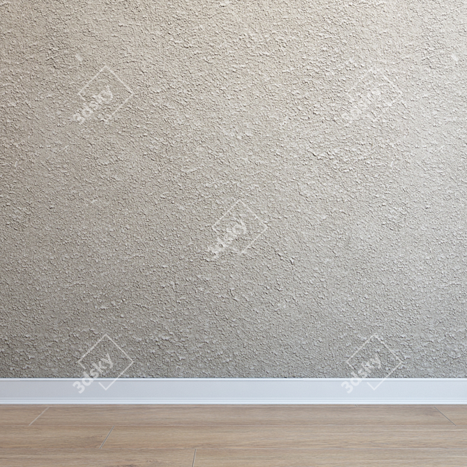 Seamless Plaster: Ultra HD Quality 3D model image 1