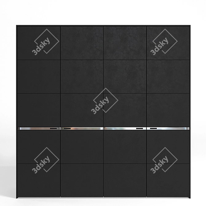 Sleek Poliform Bangkok Cabinet 3D model image 1