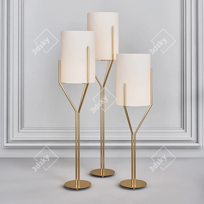 Arborescence CVL Floor Lamp 3D model image 1