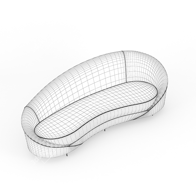 Sofa Provocateur Eichholtz  Elegant and Versatile Seating 3D model image 2