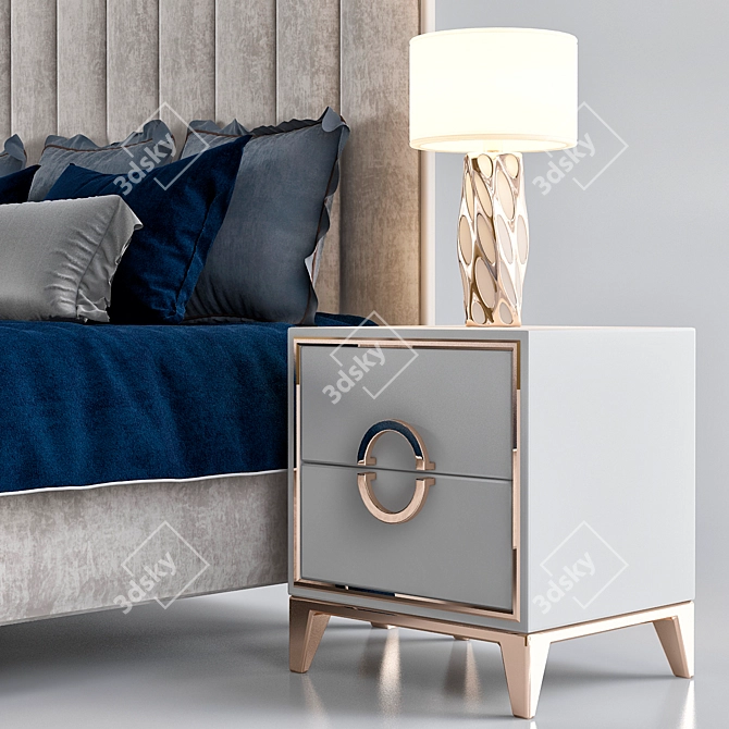 Elegant Dreamscape: Bedroom Signorini & Coco 3D model image 2