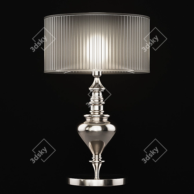 Galassia Ncl 180: Modern Metal Textile Lamp 3D model image 1