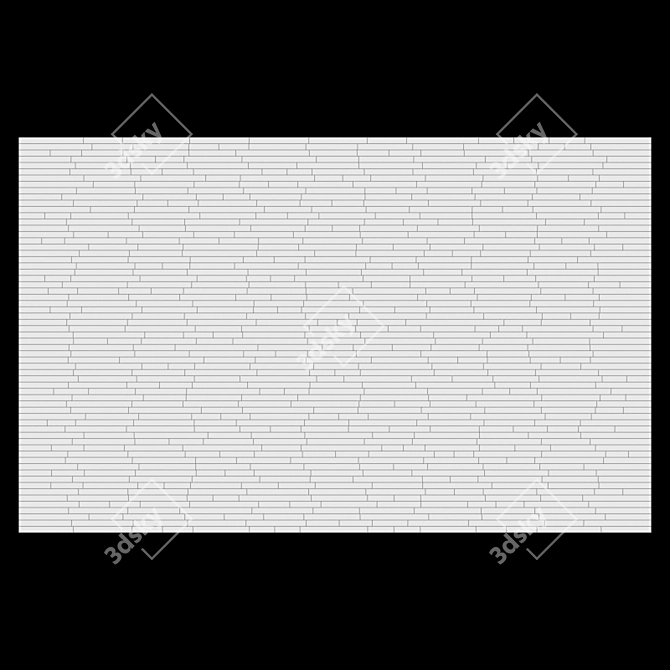 Wooden Wall Panel 3D model image 3
