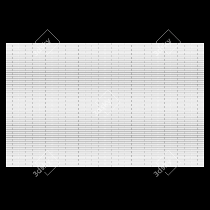 Wooden Wall Panel | 2500x4000mm 3D model image 3