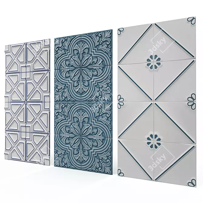 Grazia Formelle: Stylish Ceramic Tiles 3D model image 1