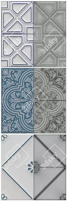 Grazia Formelle: Stylish Ceramic Tiles 3D model image 3