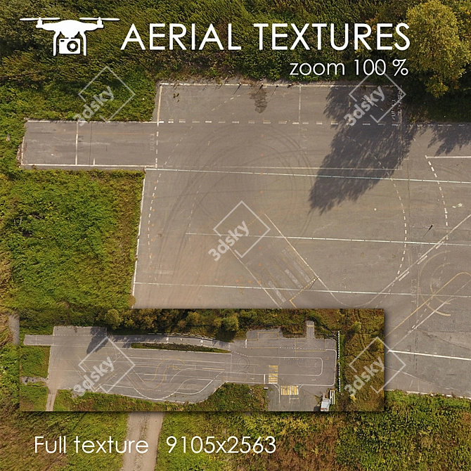 Aerial Texture for Exterior Design 3D model image 1
