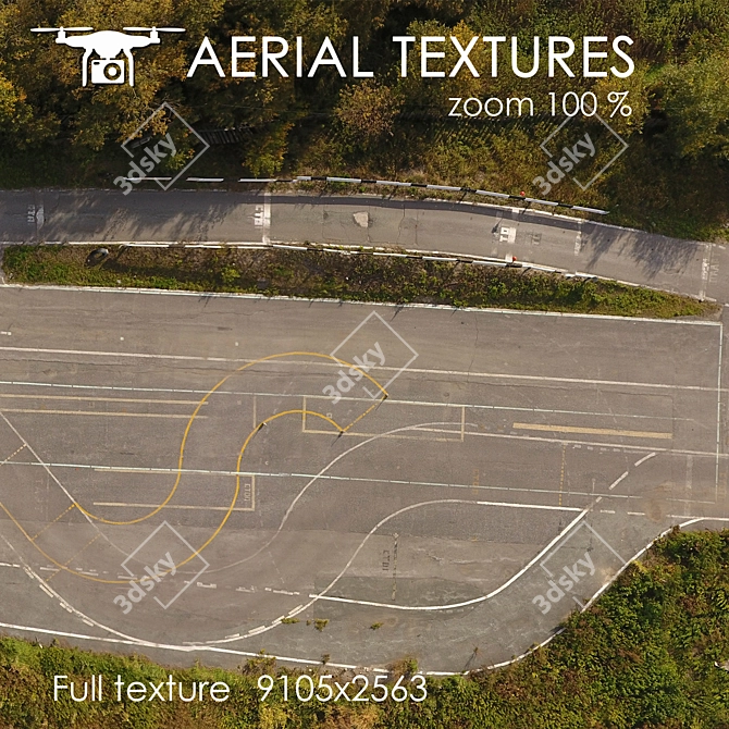 Aerial Texture for Exterior Design 3D model image 2