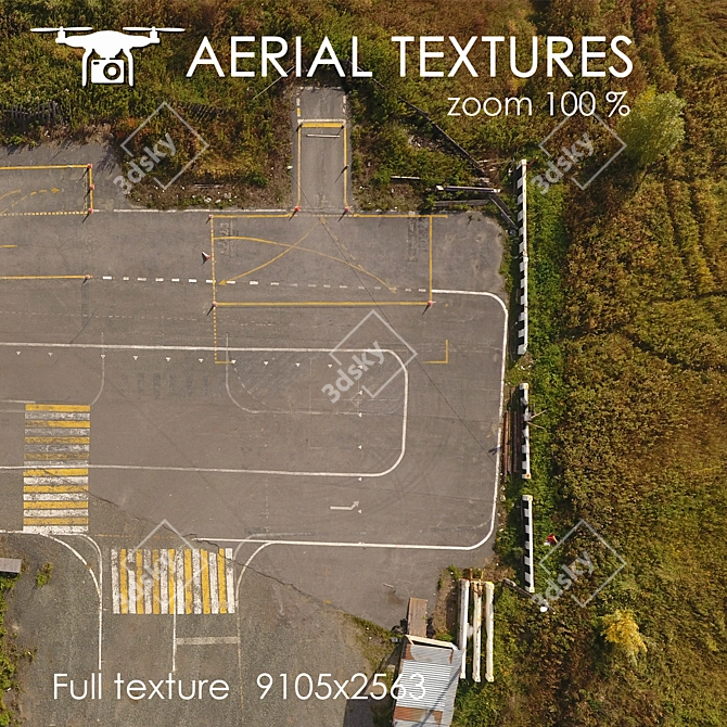 Aerial Texture for Exterior Design 3D model image 3