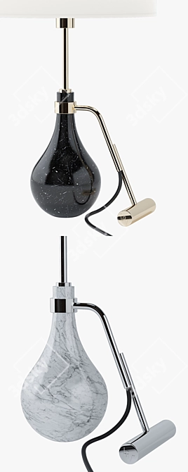 Modern Metalarte Eva Lamp: 3 Models for Immersive Lighting 3D model image 2