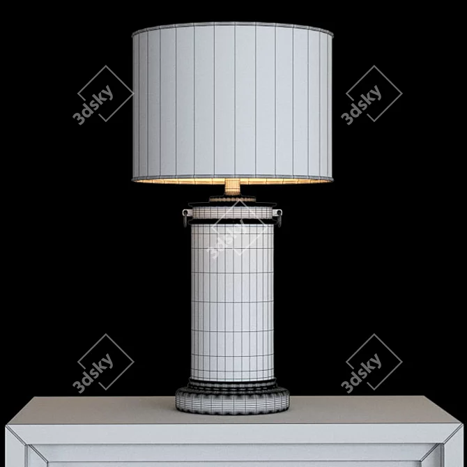 Blanchard Modern Table Lamp 3D model image 2
