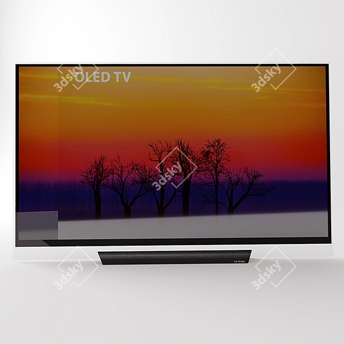 Immersive LG TV: 3ds-max Files 3D model image 2