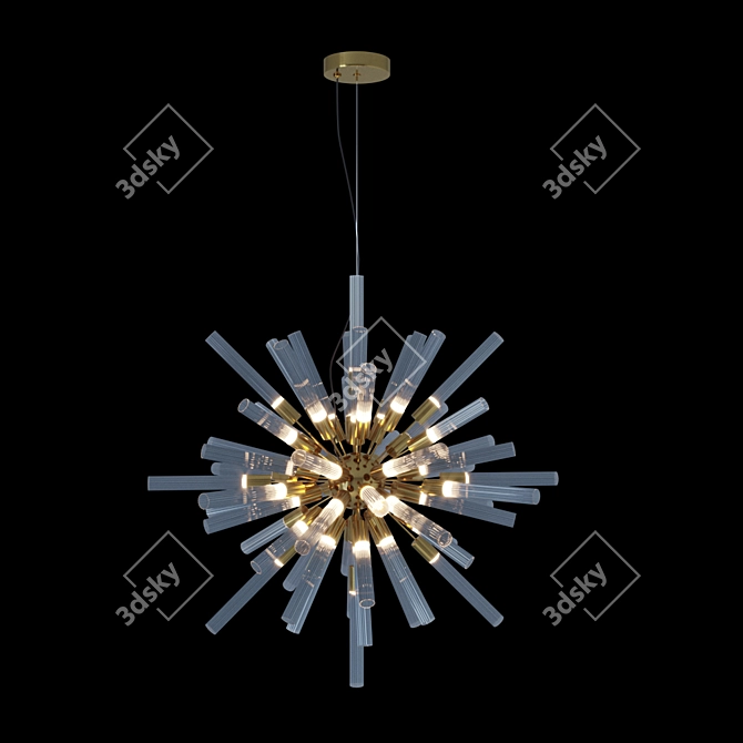 Luxxu Waterfall Sputnik Pendant 3D model image 2