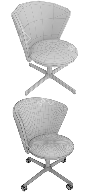 Adaptive Comfort Bay Chair 3D model image 2