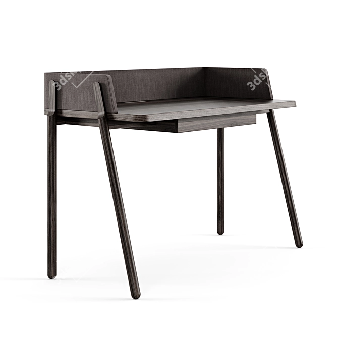 Sleek Ash Desk - Stylish and Functional 3D model image 1