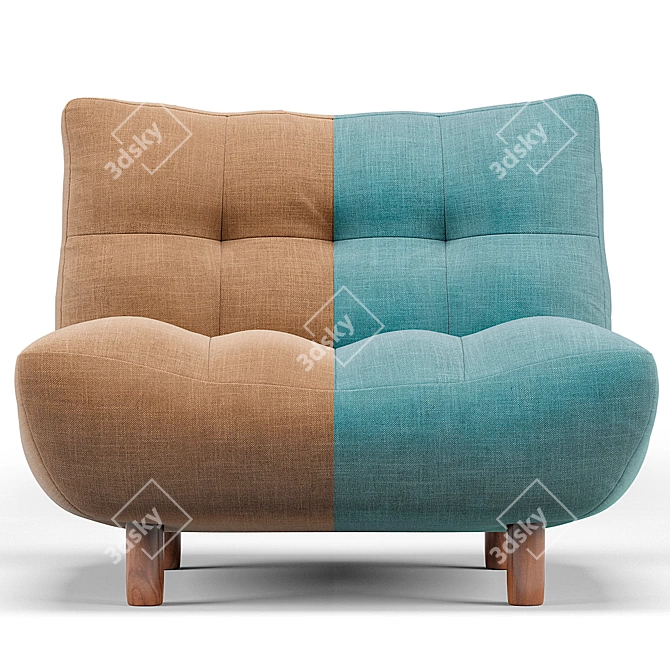 Modern Bonnie Chair: Stylish and Comfortable 3D model image 1