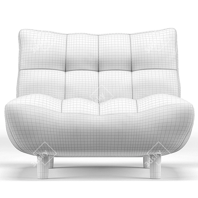 Modern Bonnie Chair: Stylish and Comfortable 3D model image 3