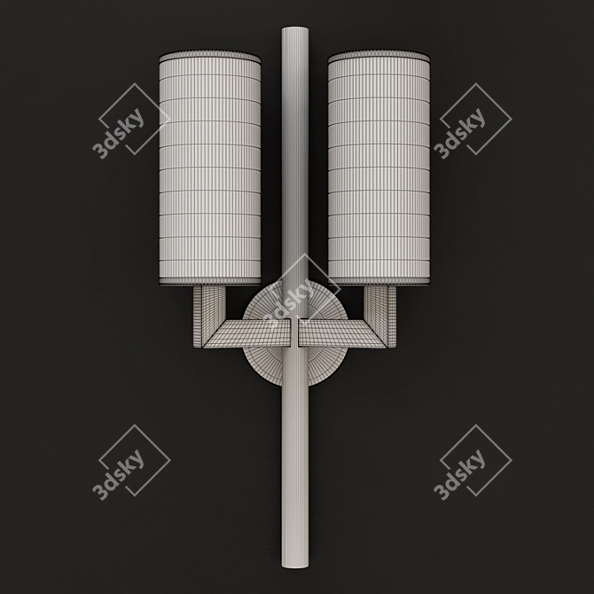 Liaison Double Pendant Light by Kelly Wearstler 3D model image 2