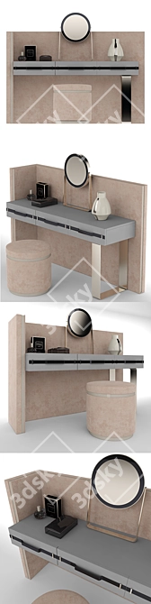 Modern Chic Chest of Drawers 3D model image 2