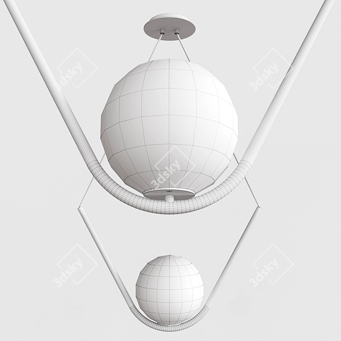Larose Guyon Perle Lamp Collection 3D model image 3